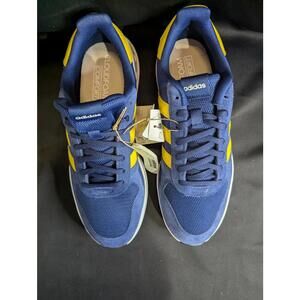 NEW Adidas Run 80s "Blue/Yellow" Retro Runner Men's Size 11 JI4871 Casual Shoe